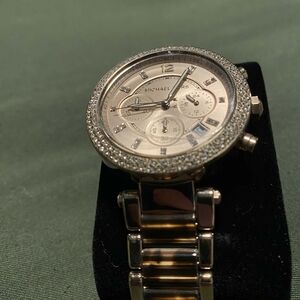 Michael Kors Rose Gold Women's Watch with Crystal Accents